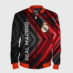 Бомбер мужской Real Madrid art, цвет: 3D-красный