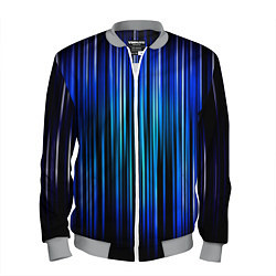 Бомбер мужской Neon line stripes, цвет: 3D-меланж