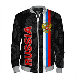 Мужской бомбер Russia black style