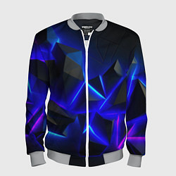 Мужской бомбер Разлом плит из неона