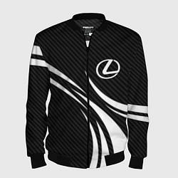 Бомбер мужской Lexus - carbon line, цвет: 3D-черный