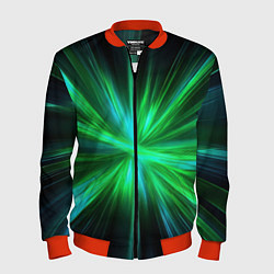 Бомбер мужской Green light, цвет: 3D-красный