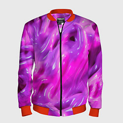 Мужской бомбер Розовая слизь