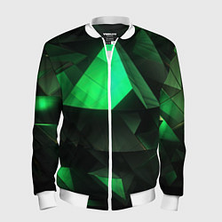 Бомбер мужской Геометрические фигуры, цвет: 3D-белый