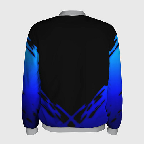 Мужской бомбер Subaru geomery / 3D-Меланж – фото 2
