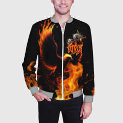 Бомбер мужской Феникс ария, цвет: 3D-меланж — фото 2