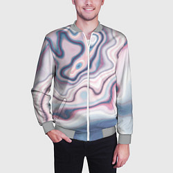 Бомбер мужской Мраморные разводы, цвет: 3D-меланж — фото 2