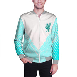 Бомбер мужской Liverpool logo texture fc, цвет: 3D-меланж — фото 2