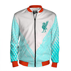 Бомбер мужской Liverpool logo texture fc, цвет: 3D-красный