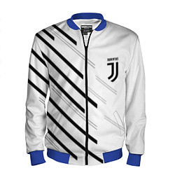 Бомбер мужской Juventus sport geometry, цвет: 3D-синий