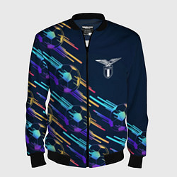 Бомбер мужской Lazio градиентные мячи, цвет: 3D-черный