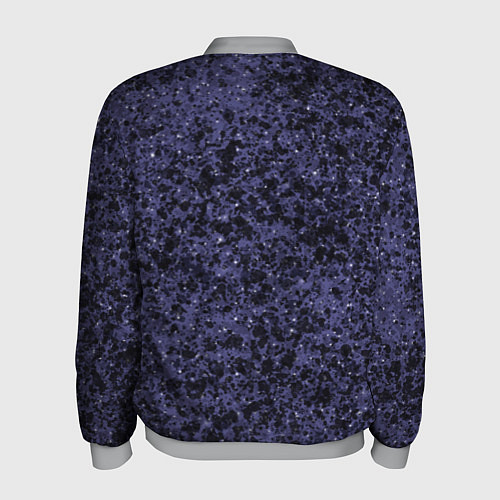Мужской бомбер Абстракция брызги фиолетовый / 3D-Меланж – фото 2