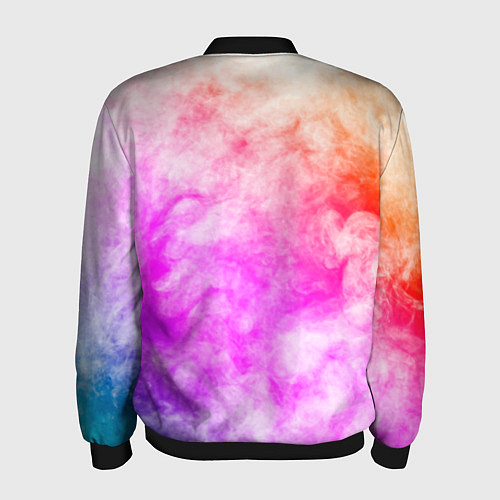 Мужской бомбер Colorful smoke 1 / 3D-Черный – фото 2