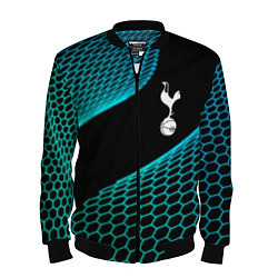 Бомбер мужской Tottenham football net, цвет: 3D-черный