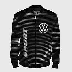 Бомбер мужской Volkswagen sport metal, цвет: 3D-черный