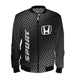 Бомбер мужской Honda sport carbon, цвет: 3D-черный