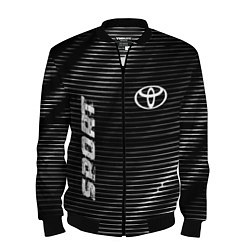 Бомбер мужской Toyota sport metal, цвет: 3D-черный