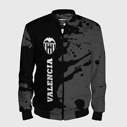 Бомбер мужской Valencia sport на темном фоне по-вертикали, цвет: 3D-черный