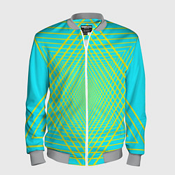 Мужской бомбер Трансформация контурных треугольников