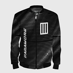Мужской бомбер Paramore metal rock lines