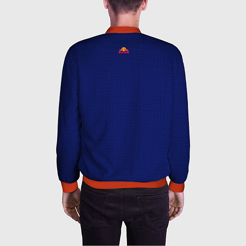 Мужской бомбер Bed Rull Карбон / 3D-Красный – фото 4