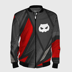 Бомбер мужской DanMachi red lines, цвет: 3D-черный