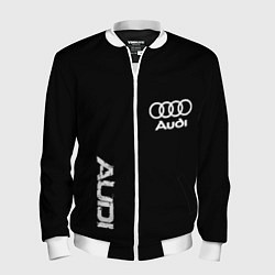 Бомбер мужской AUDI sport white, цвет: 3D-белый