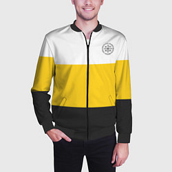 Бомбер мужской За веру царя и святую триединую Русь НИКА черная, цвет: 3D-черный — фото 2