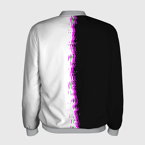 Мужской бомбер The Witcher logo краски / 3D-Меланж – фото 2