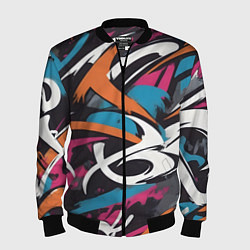 Мужской бомбер Граффити абстракция