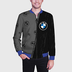 Бомбер мужской Bmw performance Темный, цвет: 3D-синий — фото 2