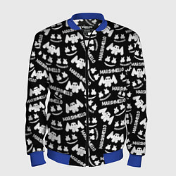 Мужской бомбер Marshmello pattern music