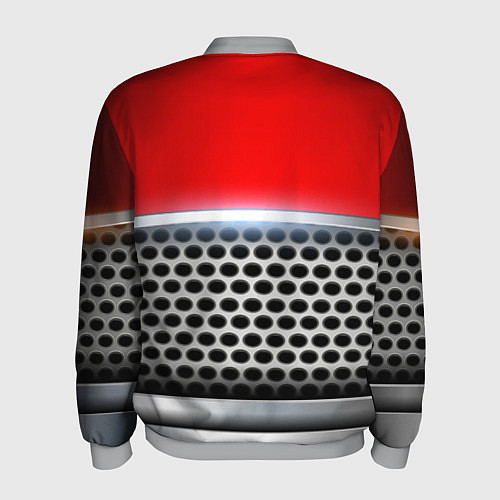 Мужской бомбер AUDI metal collection game / 3D-Меланж – фото 2