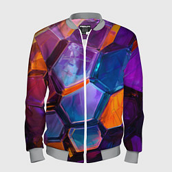 Мужской бомбер Неоновые минералы
