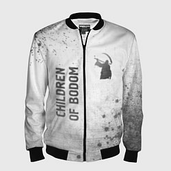 Бомбер мужской Children of Bodom - white gradient вертикально, цвет: 3D-черный