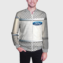 Бомбер мужской FORD metal steel auto, цвет: 3D-меланж — фото 2