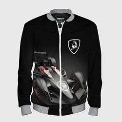 Бомбер мужской Lamborghini F1, цвет: 3D-меланж