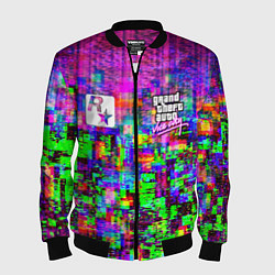 Мужской бомбер Vice city glitch game