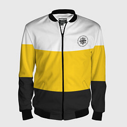 Бомбер мужской Когда была свободна Русь - НИКА, цвет: 3D-черный