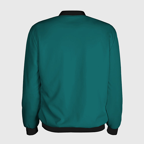 Мужской бомбер Игрок 044 - Игра в кальмара / 3D-Черный – фото 2