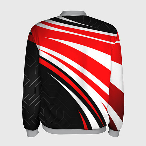 Мужской бомбер Lixiang- red sport uniform / 3D-Меланж – фото 2