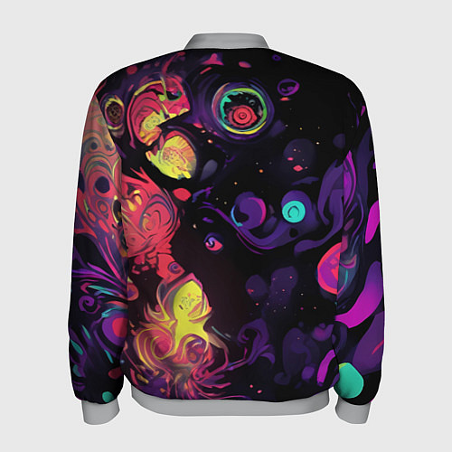 Мужской бомбер Интерференционные цвета / 3D-Меланж – фото 2