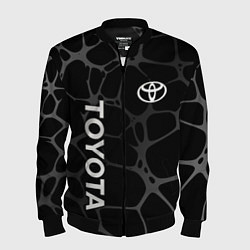 Мужской бомбер Toyota - монохромный аква