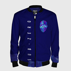 Бомбер мужской Mortal Kombat - Саб-Зиро, цвет: 3D-черный