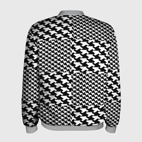 Мужской бомбер Комбинация / 3D-Меланж – фото 2