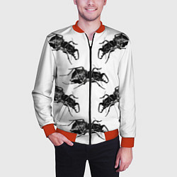 Бомбер мужской Mezzanine album, цвет: 3D-красный — фото 2