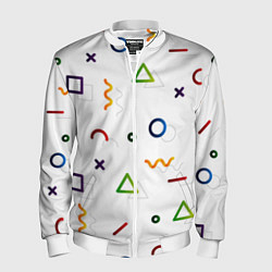 Мужской бомбер Геометрический хаос