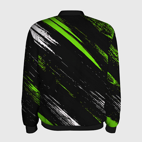 Мужской бомбер Sports suit / 3D-Черный – фото 2