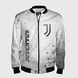 Мужской бомбер Juventus - white gradient вертикально
