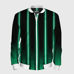 Мужской бомбер Neon turquoise